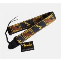 Tracolla Fender STRAP Black Yellow Brown 