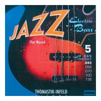 Thomastik-Infeld JF 345 long scale - Flat Wound Muta per basso elettrico 5 corde_1