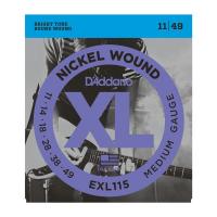 D'Addario EXL 115 Medium Muta di corde per chitarra elettrica