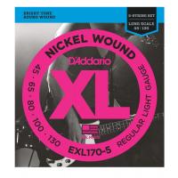 D'Addario EXL 170-5 Regular Light Muta di corde per basso elettrico