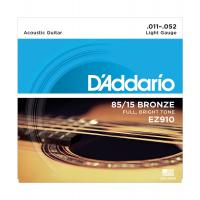 D'Addario EZ 910 Light Muta di corde per chitarra acustica 