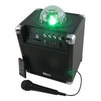 Karma Sound Magic cassa attiva a batterie con effetto luce e microfono - cassa amplificata