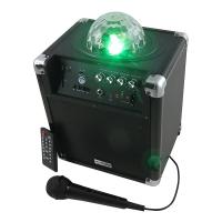 Karma Sound Magic cassa attiva a batterie con effetto luce e microfono - cassa amplificata