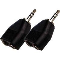 Sdoppiatore da Jack 3,5mm stereo a 2 prese 3,5mm stereo Karma CA 8240