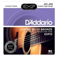 D'Addario EXP 13 Custom Light Muta di corde per chitarra acustica _1