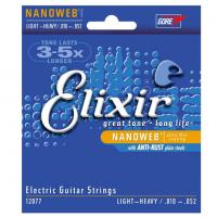 Elixir Nanoweb 12077 (10-52) Muta corde per chitarra elettrica _1