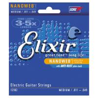 Elixir Nanoweb 12102 (11-49) Muta corde per chitarra elettrica _1