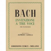 BACH Invenzioni a tre voci (Casella) - Edizioni Curci