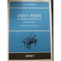 Bach Dieci pezzi di media difficoltÃ  per Pianoforte