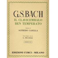 Bach il clavicembalo ben temperato Piccioli vol II (Casella) - Edizione Curci