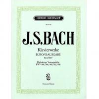 Bach Klavierwerke Band XIV (Busoni - Ausgabe) Edizione Breitkopf_1