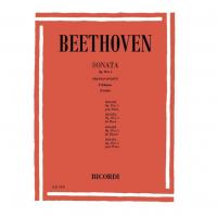 Beethoven Sonata Op. 10 n.1 Per pianoforte (Casella) 3^ Edizione - RICORDI_1