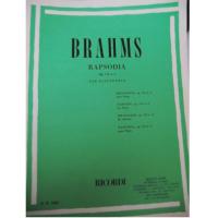 Brahms Rapsodia op. 119 n. 4 per pianoforte - Ricordi