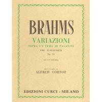Brahms Variazioni Sopra un tema di Paganini per pianoforte Op. 35 - Edizione Curci_1