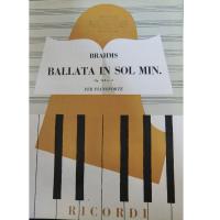 Brahms Ballata in Sol min. Op 118 n. 3 per pianoforte - Ricordi 