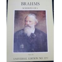 Brahms Scherzo Op. 4 Piano Solo Universal Edition NO. 2257