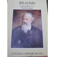 Brahms Balladen Op. 10 Piano solo Universal Edition NO. 2258_1