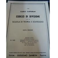 CARTURAN CARLO - ESERCIZI DI DIVISIONE scuola di teoria e solfeggio_1