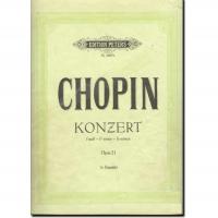 Chopin Konzert f moll - f minor - fa mineur Opus 21 (v.Pozniak) - Edition Peters_1