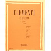 Clementi 12 Sonate per pianoforte Vol. II (Cesi) - Ricordi_1
