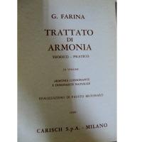 farina Trattato di Armonia Teorico-Pratico III Volume (Broussard)  Carisch S.p.a Milano