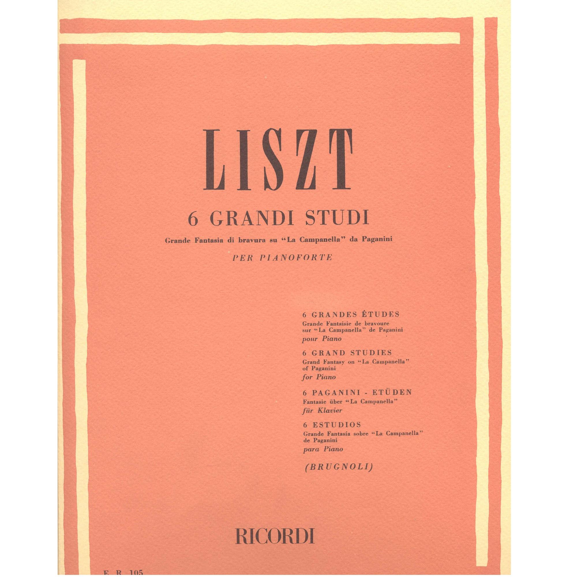 Liszt 6 Grandi Studi Grande fantasia di bravura su 