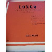 Longo 12 Studi di terze Op. 35 per pianoforte - Ricordi_1