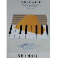 Mozart Tema con variazioni per pianoforte (Montani) - Ricordi