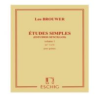 Brouwer Leo - Estudios sencillos volume 1 - Eschig