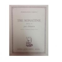 Carulli - Tre sonatine dall'op.56 per chitarra - Suvini Zerboni
