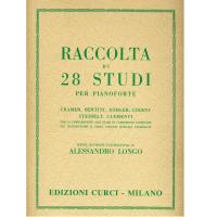 Raccolta di 28 Studi per pianoforte (Longo) - Edizioni Curci Milano
