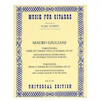 Musik fur gitarre Karl Scheit - Mauro Giuliani op.107 variationen - Universal Edition_1