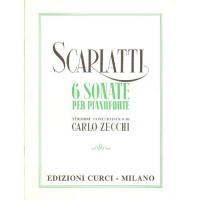 Scarlatti 6 Sonate per pianoforte (Zecchi) - Edizioni Curci Milano