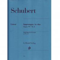 Schubert Impromptu As-dur Ab major Lab majeur Opus 90 Nr: 4 Urtext - Verlag