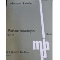 Scriabin PoÃ¨me satanique opus 36 Klavier 