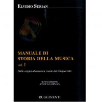 Surian Manuale di Storia della musica Vol. l Dalla musica strumentale del Cinquecento al 