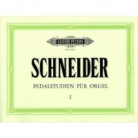 Schneider Pedalstudien fur Orgel I - Edition Peters