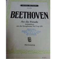Beethoven An die Freude Schlubchor aus der Symphonie Nr.9 op. 125 - Klavierauszug 