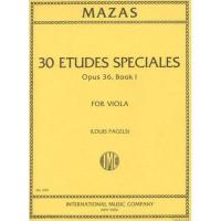 Mazas Etudes Speciales Opus 36, Book I For Viola (Louis pagels) - International Music Company 
