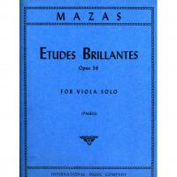 Mazas Etudes Brillantes Opus 36 For Viola Solo (Pagels) - International Music Company _1