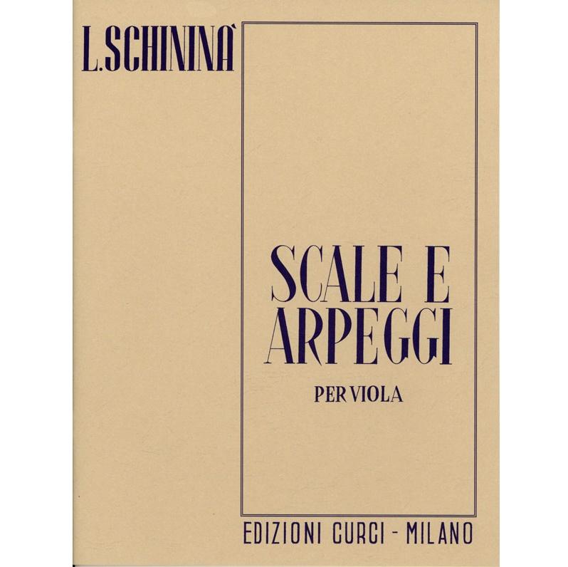 SchininÃ  Scale e Arpeggi per Viola - Edizioni Curci Milano 