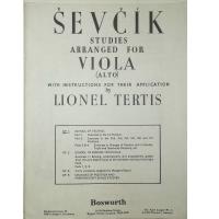 Sevcik Studies arranged for Viola (alto) with instructions for their application by Lionel Tertis - Bosworth_1