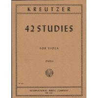 Kreutzer 42 Studies for Viola (Pagels) - International Music Company