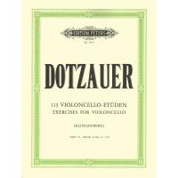 Dotzauer 113 Exercises for violoncello (Klingenberg) BOOK II (No. 35-62) - Edition Peters 