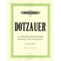 Dotzauer 113 Exercises for violoncello (Klingenberg) BOOK III (No. 63-85) - Edition Peters_1