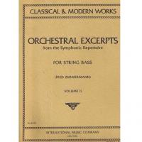 Classical e Modern Works Orchestral Excerpts from the Symphonic Repertoire for string bass (Zimmermann) Volume II - International Music Company 