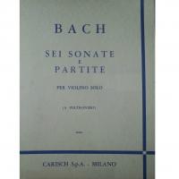 Bach Sei sonate e partite per violino solo (Poltronieri) 20091 - Carisch S.p.A. Milano_1