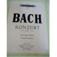 Bach Konzert C minor Violine Oboe Klavier - Edition Peters 