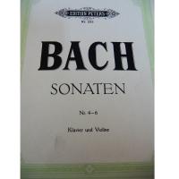 Bach Sonaten Nr 4-6 Klavier und Violine - Edition Peters _1