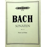 Bach Sonaten Nr 1-3 Klavier und Violine - Edition Peters _1